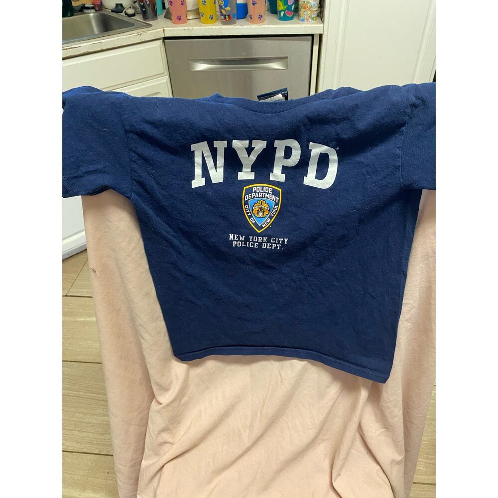 Kids New York Police Department Shirt Size M